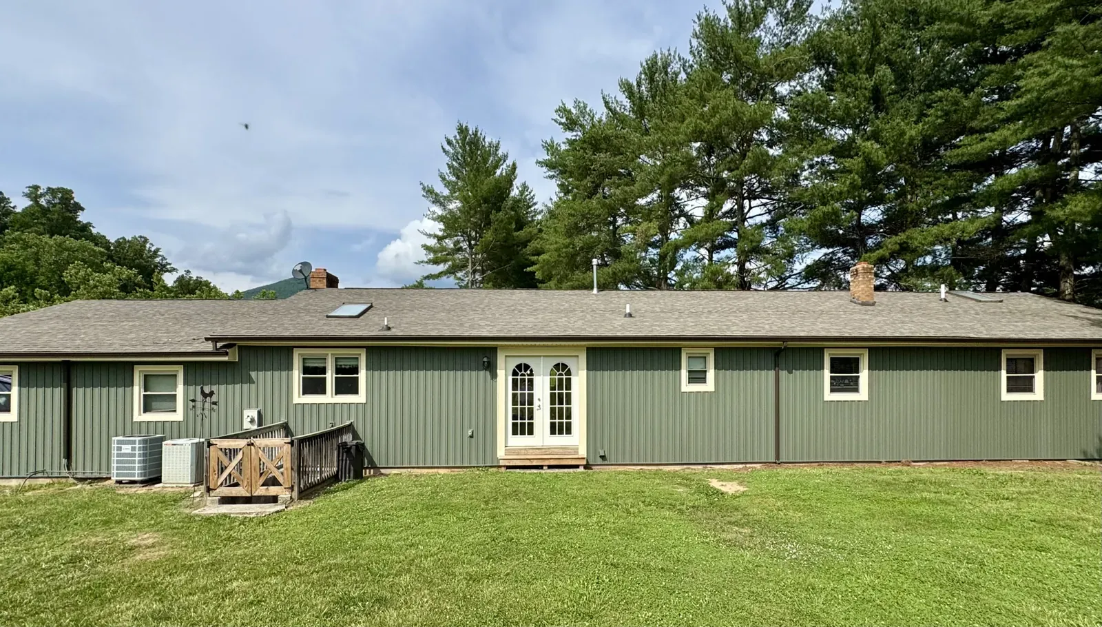 Ranch home under tall pines in Buchanan, VA